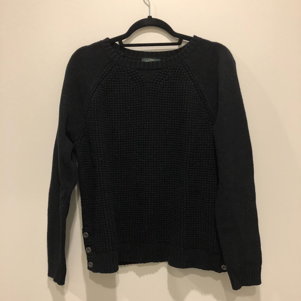 Lauren Jeans Co Black Sweater XL